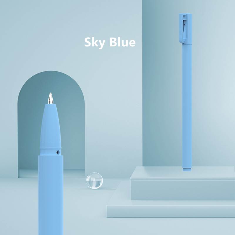 Fresh Color Plastic Gel Pen - Sky Blue