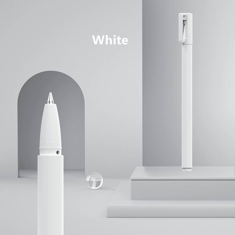 Fresh Color Plastic Gel Pen - White