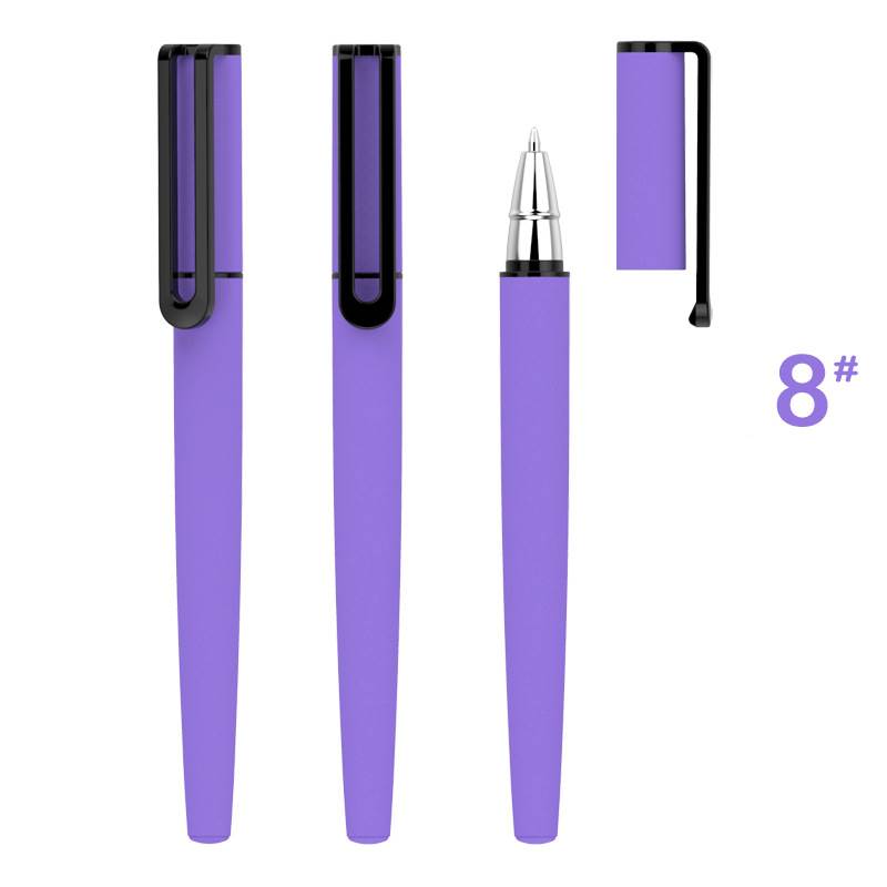 Business Casual Plastic Gel Pen - Lilac Purple