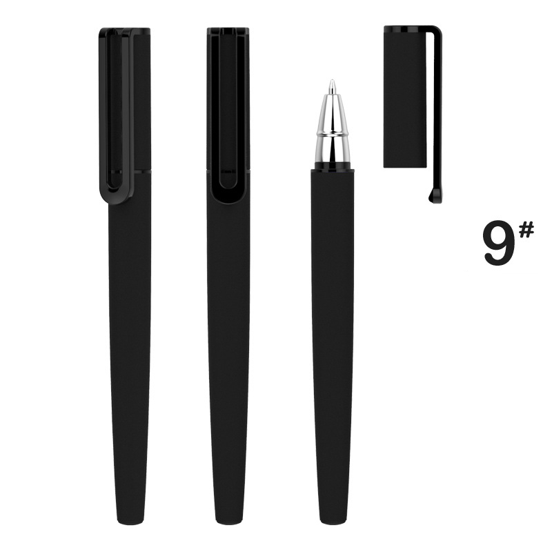 Business Casual Plastic Gel Pen - Black