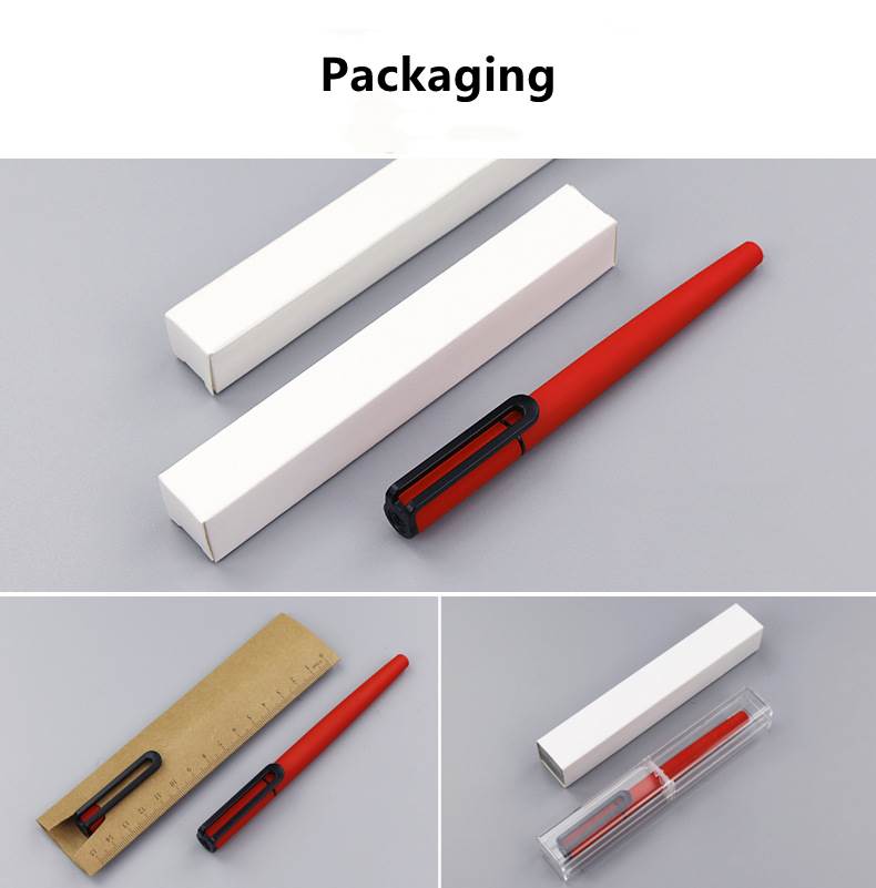 Business Casual Plastic Gel Pen - Packaging