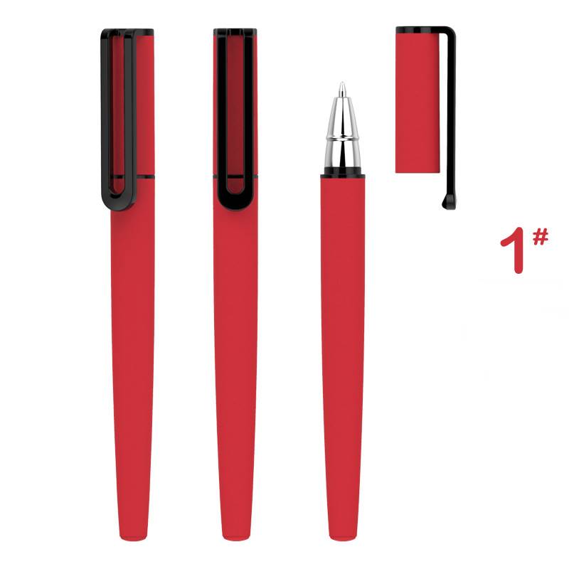 Business Casual Plastic Gel Pen - Red