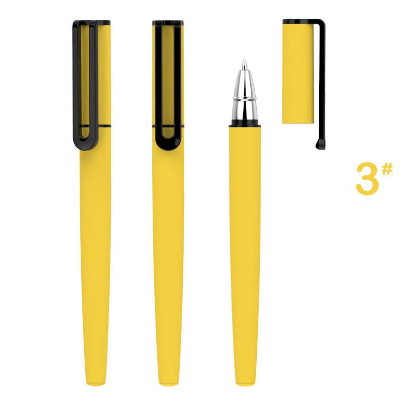 Business Casual Plastic Gel Pen - Yellow