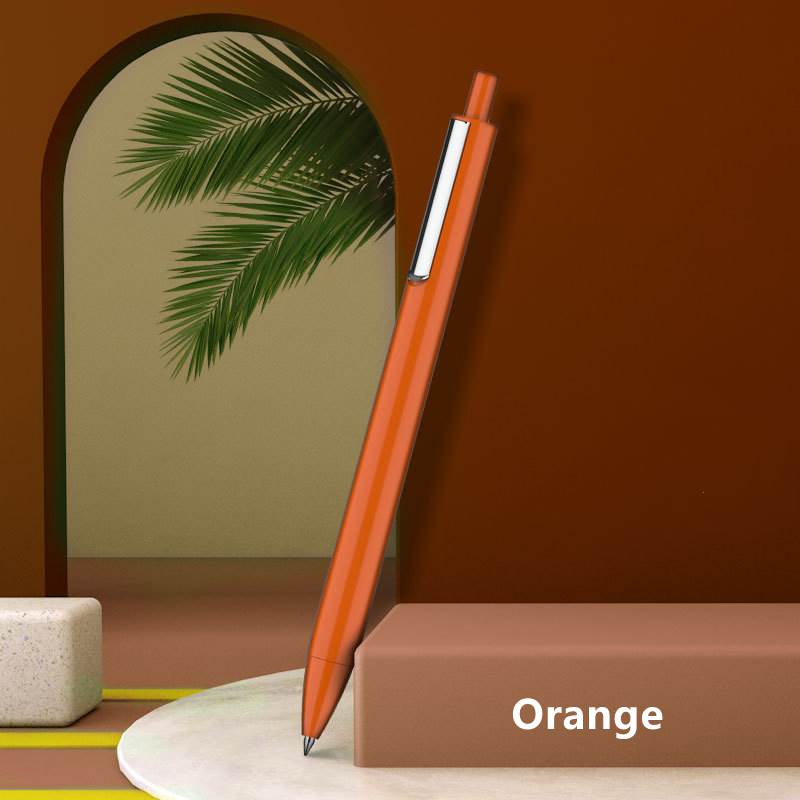 Exhibition Givweaway Retractable Gel Pen - Orange