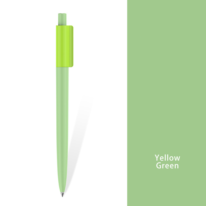 Jelly Color Retractable Gel Pen - Yellow Green