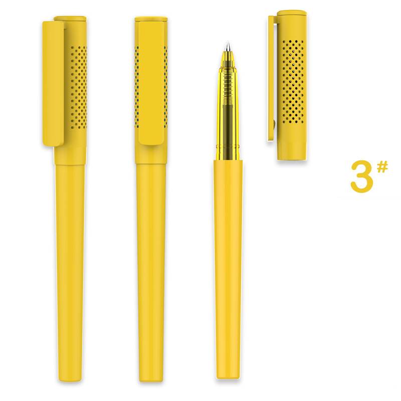 Logo Printing Office Gel Pen - Yellow