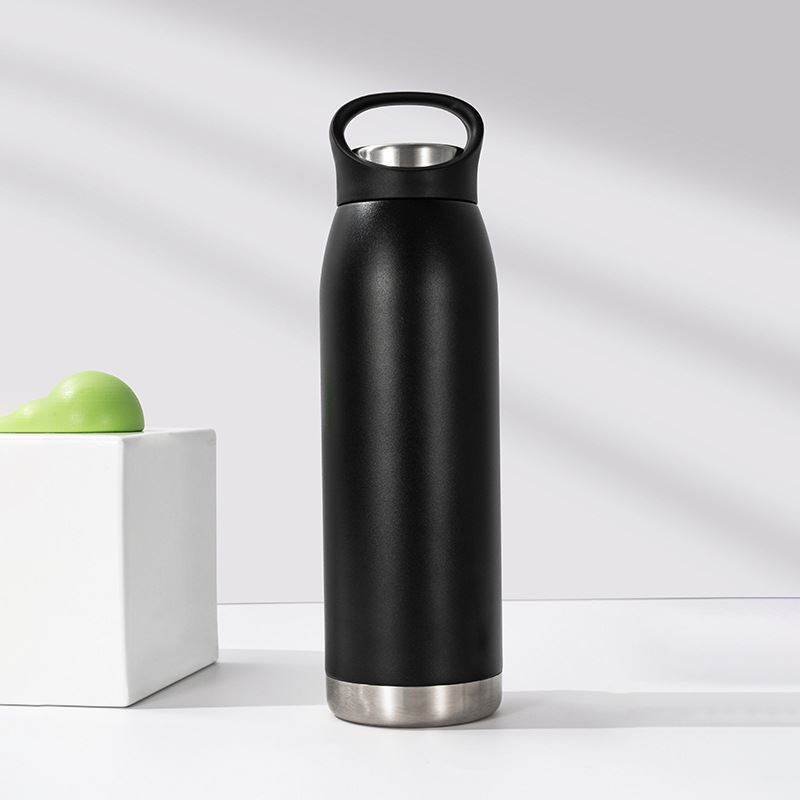 Portable Outdoor Sports Water Bottle - Black