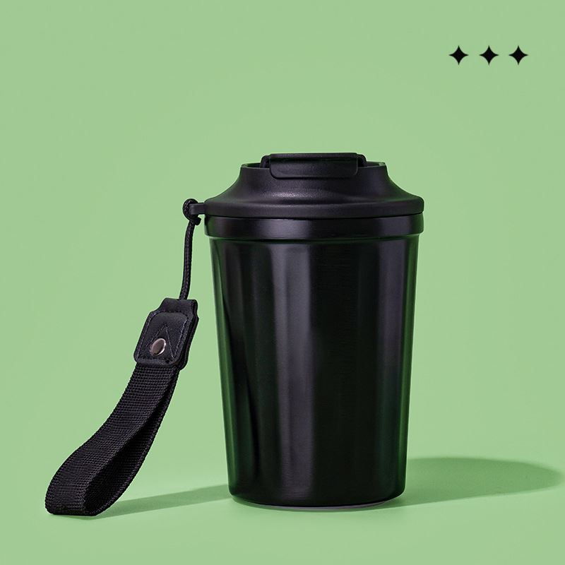 Logo Printing Cola Coffee Cup - Black