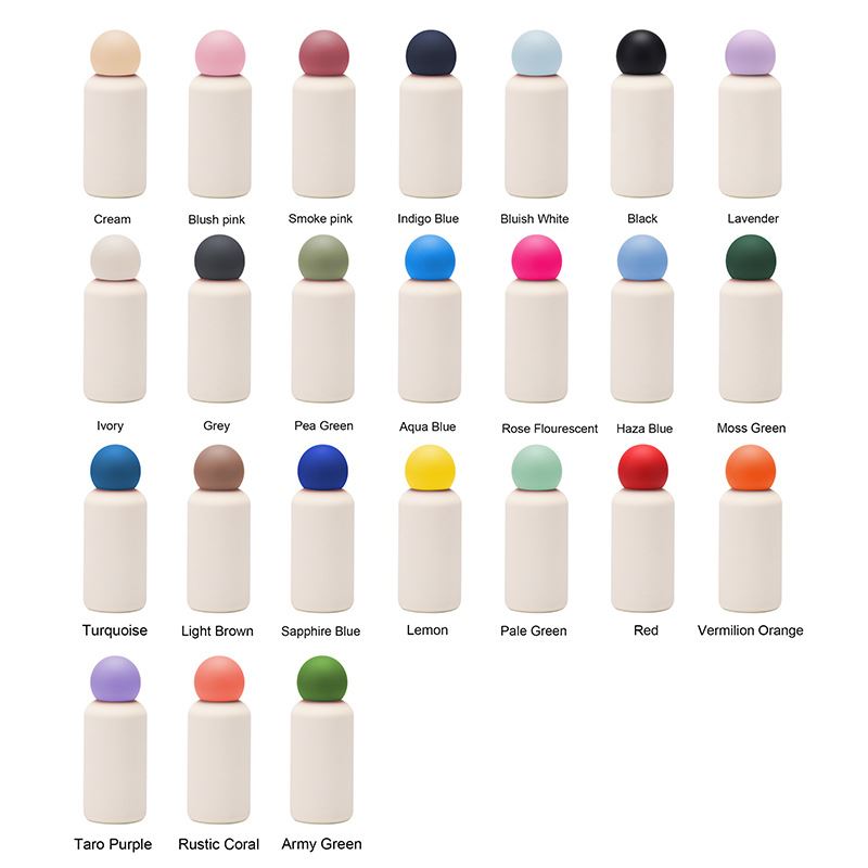 Cute Round-Lid Outdoor Travel Mug - All Colors