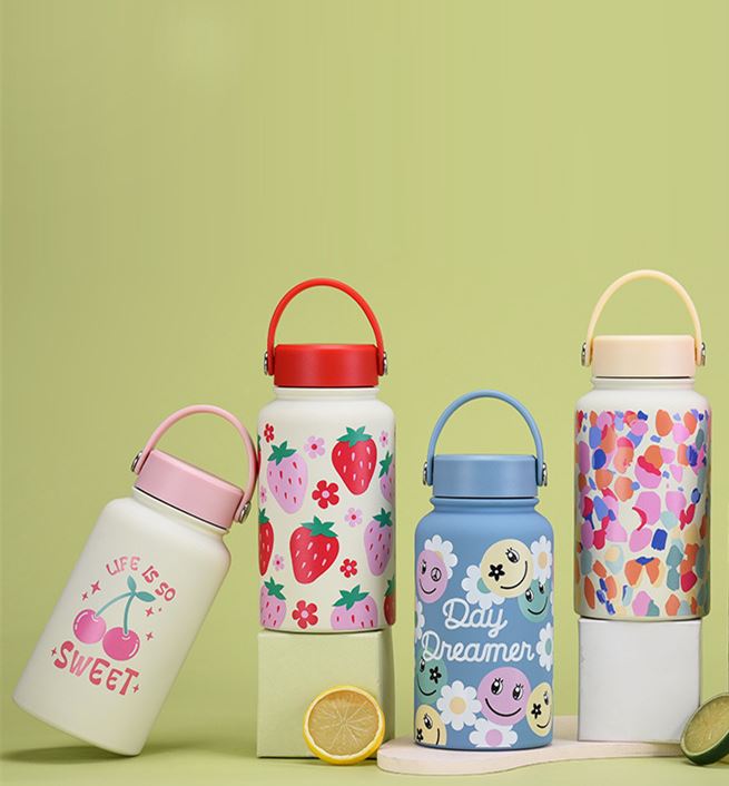 Stylish Printed Stainless Steel Tumbler