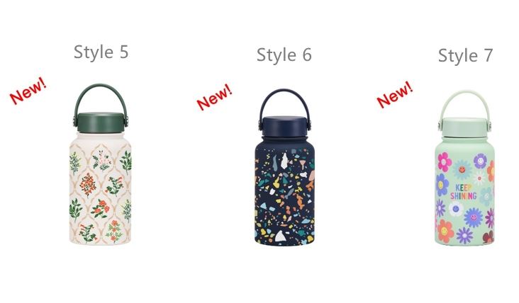 Stylish Printed Stainless Steel Tumbler – Style 5-7
