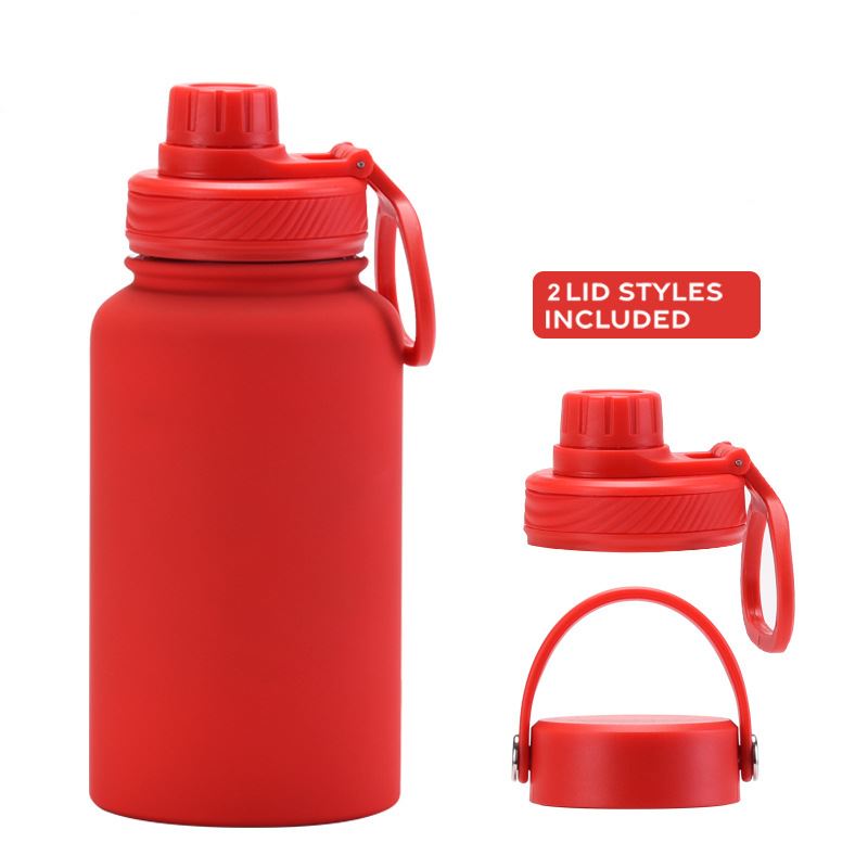Two-Lid Stainless Steel Insulated Tumbler