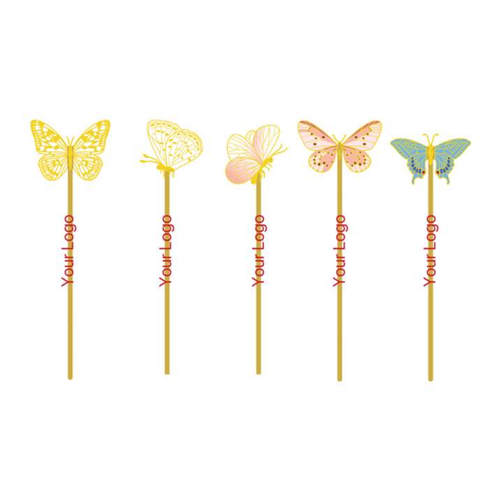 Lifelike Butterfly Metal Bookmark - Logo Printing