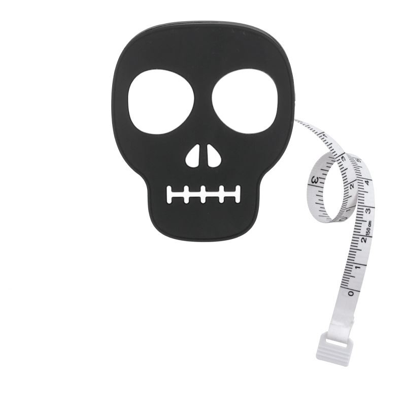 Black Skull PVC Tape Measure
