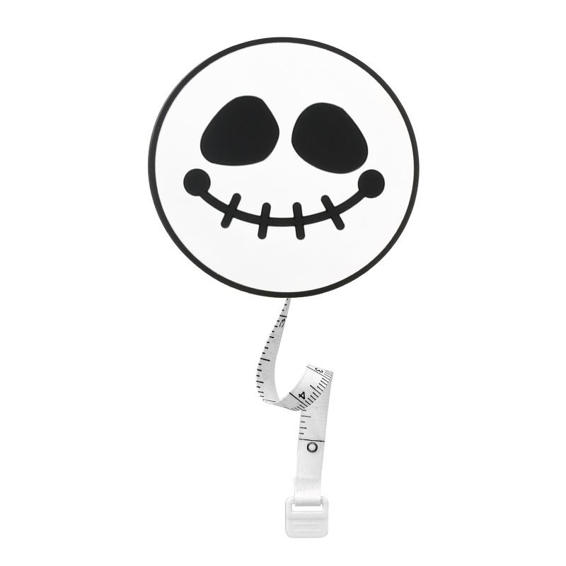 Round Skull Themed PVC Tape Measure