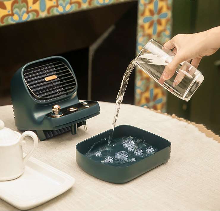 Vintage Water Misting Desk Fan - Water Tank