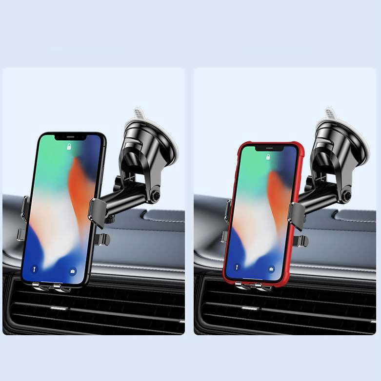 2 in 1 Car Phone Holder - Suction Cup