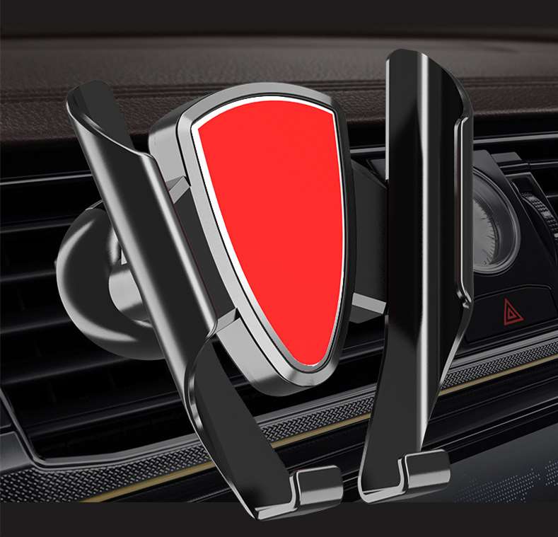V-Shaped Car Phone Holder - Red