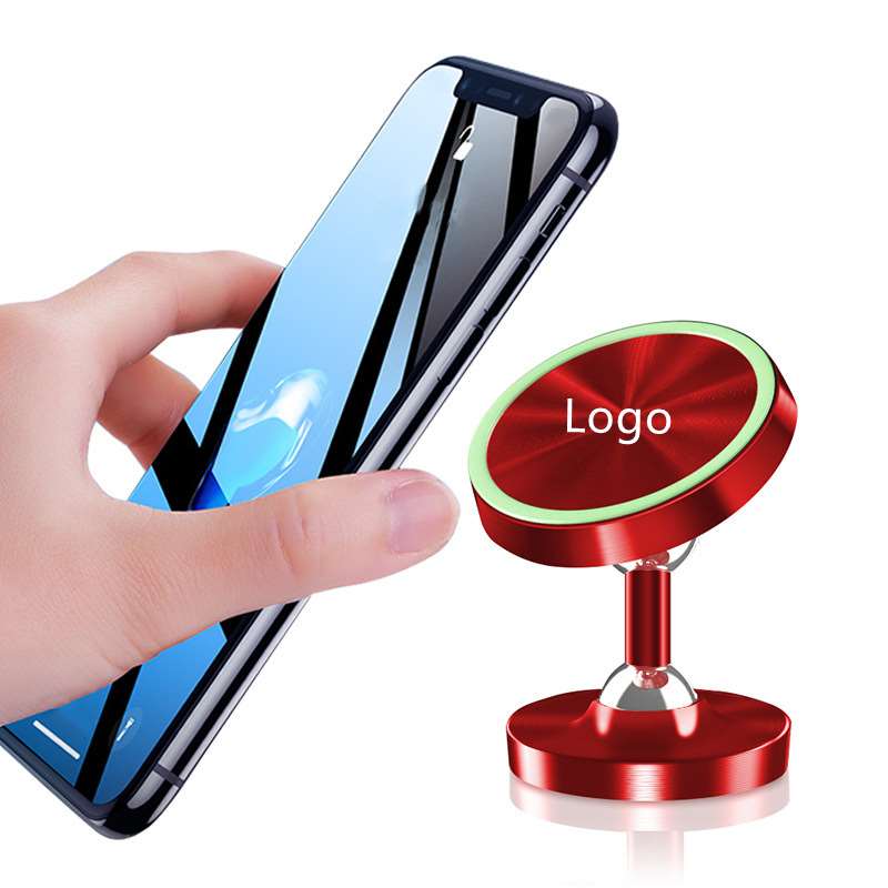 Magnetic Car Phone Mount with Glowing Effect - Logo Imprint