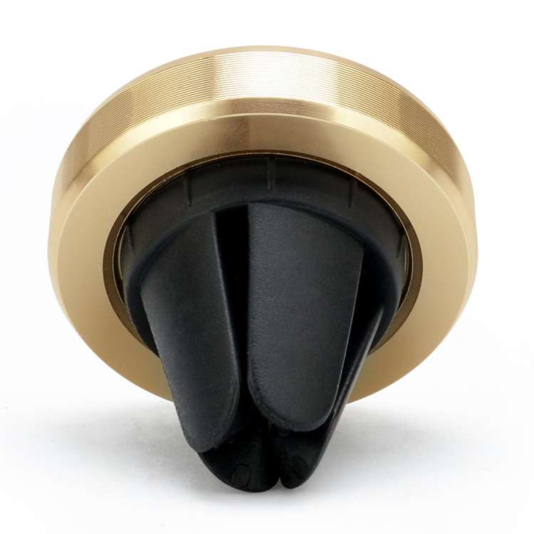 Magnetic Vent-Style Car Phone Mount - Gold