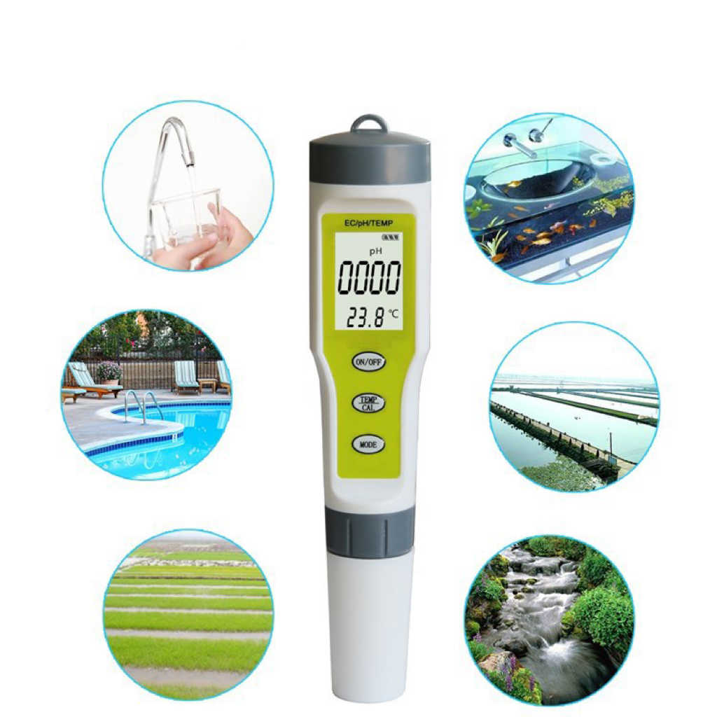 Multifunctional pH EC TEMP Tester for Water - Applications