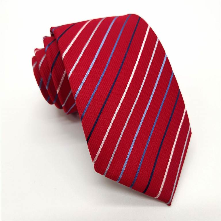 3.15 inch Striped Polyester Tie of Men - Pinstripes