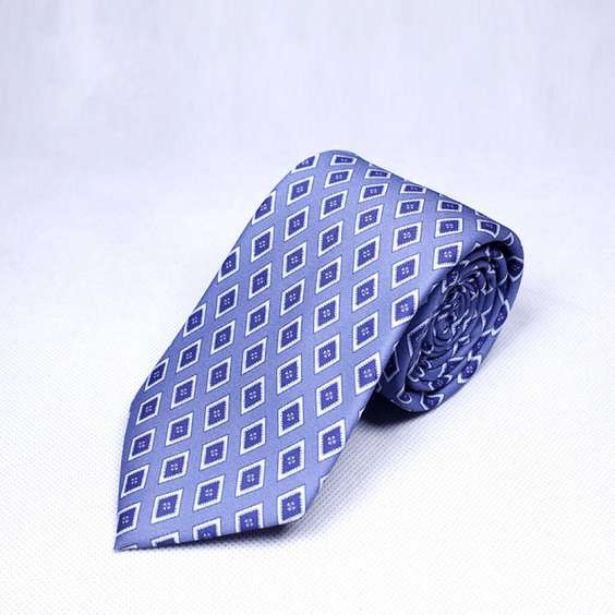 Digital Printing Classic Business Male Microfiber Tie - Violet