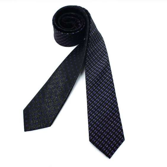 Silver Thread Luxurious Business Tie - 05