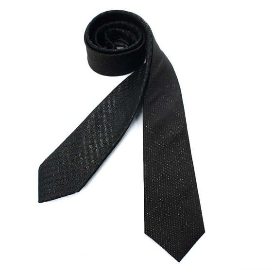 Silver Thread Luxurious Business Tie - 07