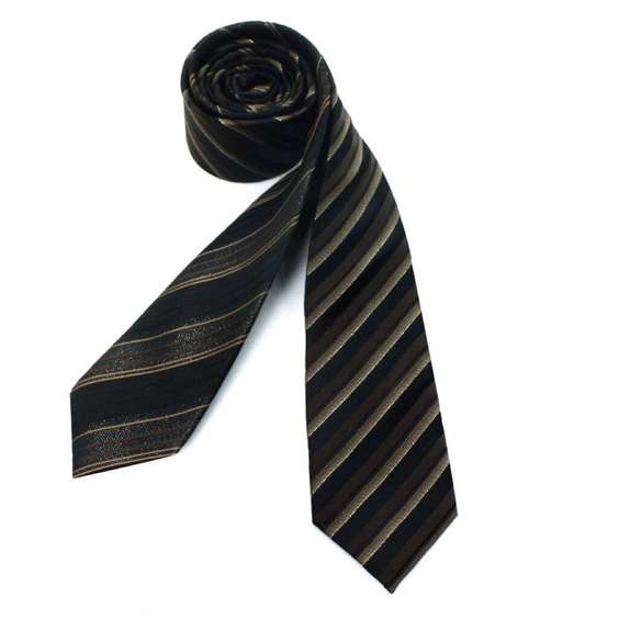 Silver Thread Luxurious Business Tie - 09