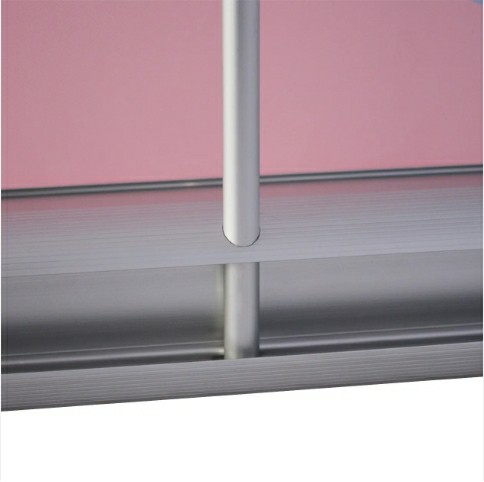 Economic Square Shaped Base Roll Up Banner Stand - Bracing Rod