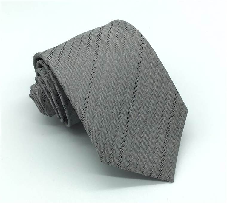 Striped Business Formal Silk Tie - Twill Stripe