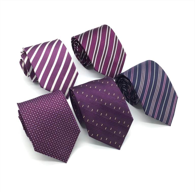 Burgundy Tone Silk Tie