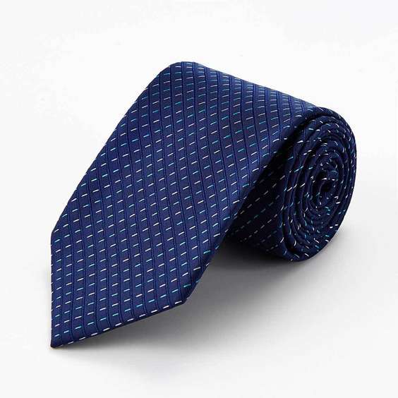 Elegant Male Business Jacquard Silk Tie - Colorful Dot Pattern