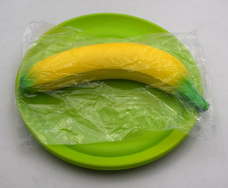 Simulated Banana Slow-Rising Squishy in OPP Bag