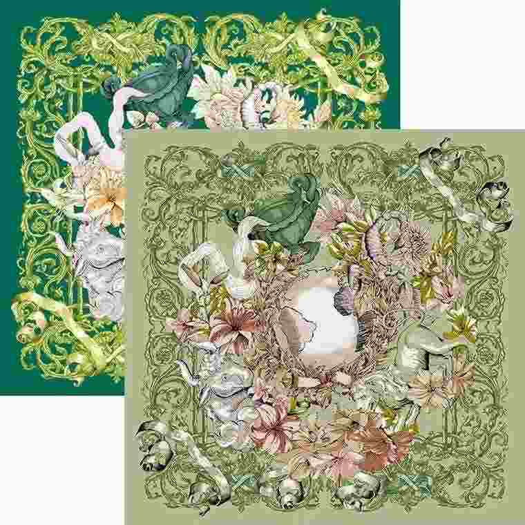 Chalice Garden Silk Scarf - Pattern Overview