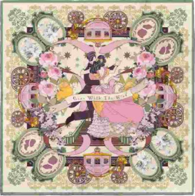 Gone with the Wind Topic Silk Scarf