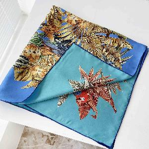 Lush Rainforest Silk Scarf - Sample