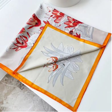 Swan Lake Serenade Silk Scarf - Product Sample