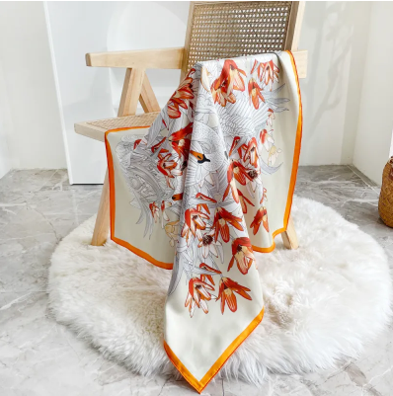 Presenting a Swan Lake Serenade Silk Scarf