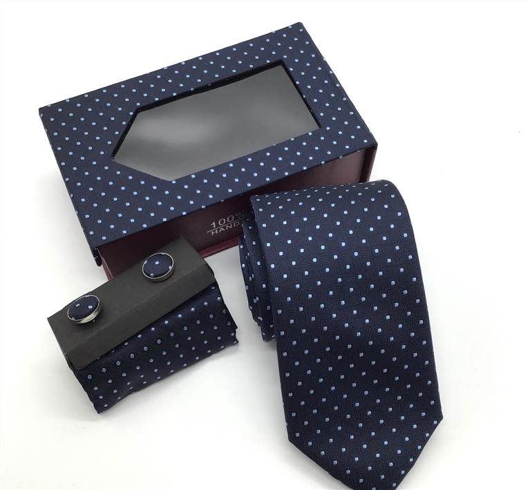 Small Polka Dots Pattern Tie Set