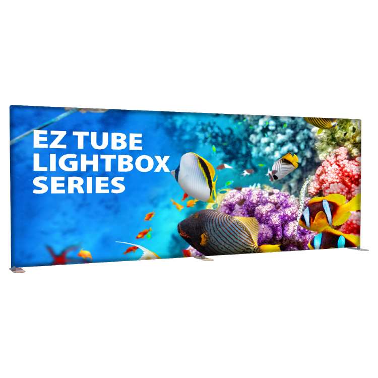 20ft 56mm Tube Light Box - Sea World Graphic