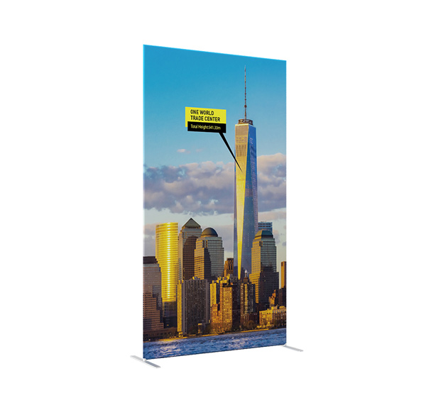 Tube Banner Stands - 48inchx90inch Sample