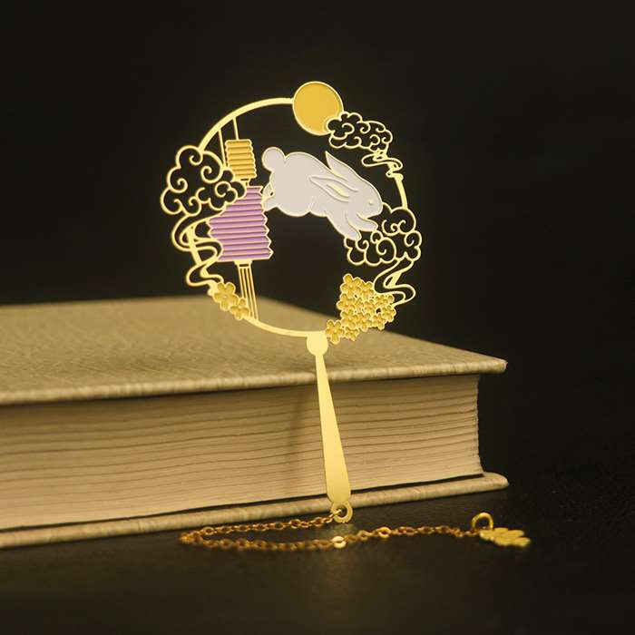 Cute Rabbit Metal Bookmark - Style 2