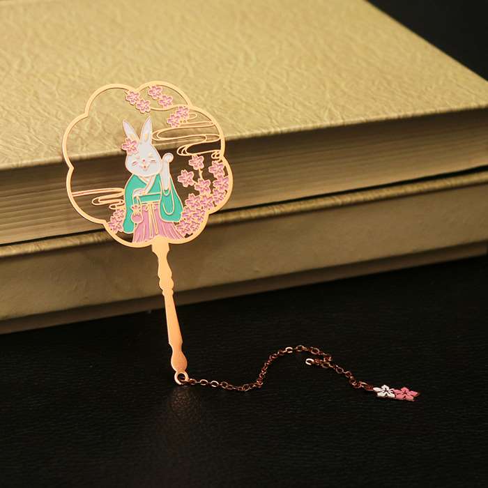 Cute Rabbit Metal Bookmark - Style 3