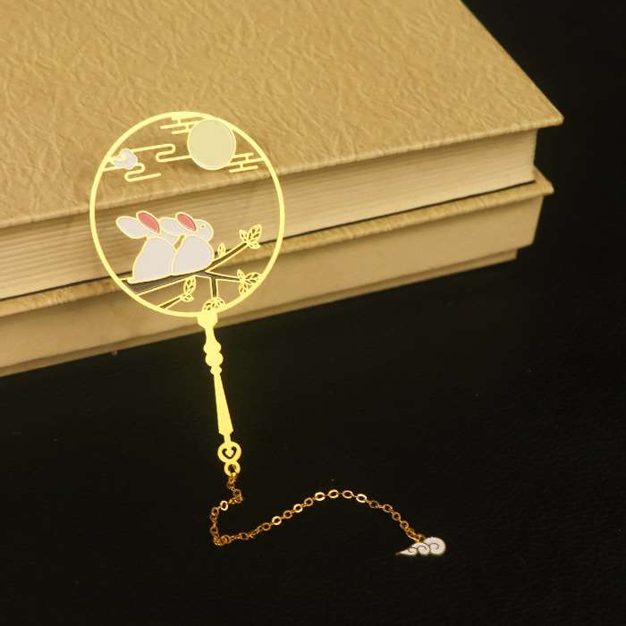 Cute Rabbit Metal Bookmark - Style 4