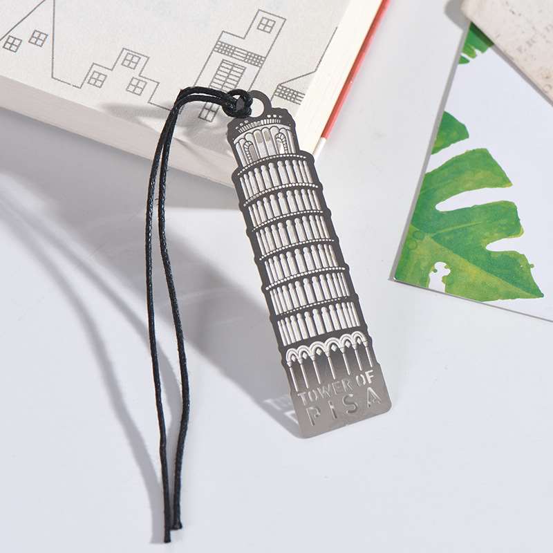 Landmark Series Metal Bookmark - The Tower of Pisa